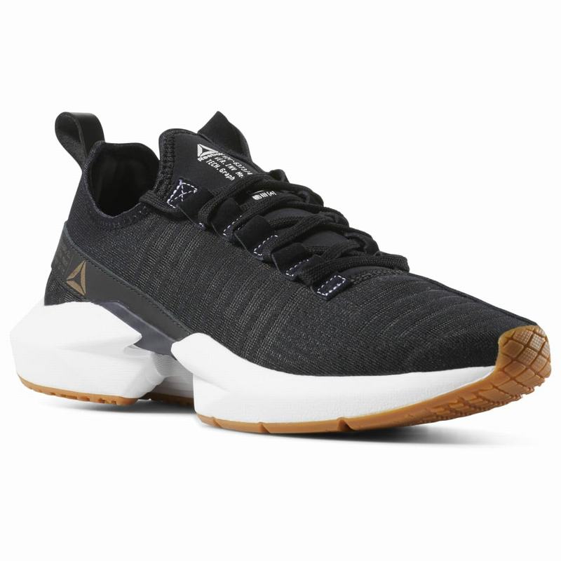 Pantofi Sport Reebok Sole Fury Lux Barbati Negrii/Albi Romania DK4192GP